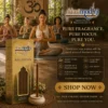 Harimodini Nandanvan bamboo-less dhoop sticks with ceramic holder in yoga center for focus, meditation and calm fragrance